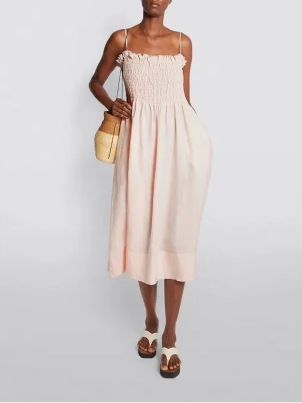 THREE GRACES LONDON
Lena Smocked Dress size UK 12